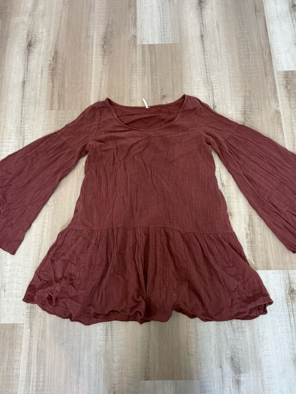 Free People Kyleigh Mini Dress in Clay Size Small
